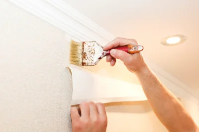 Pose de papier peint à Lorcy — revêtements muraux et toiles de verre